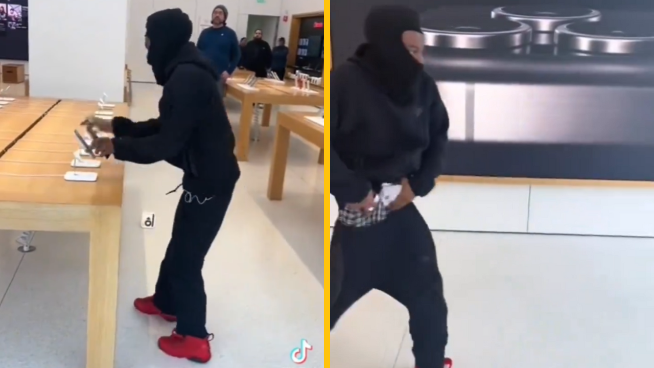 Drzá krádež v Apple Store: Muž vytrhal viac ako 40 iPhonov zo stojanov, napchal si ich do gatí a odišiel