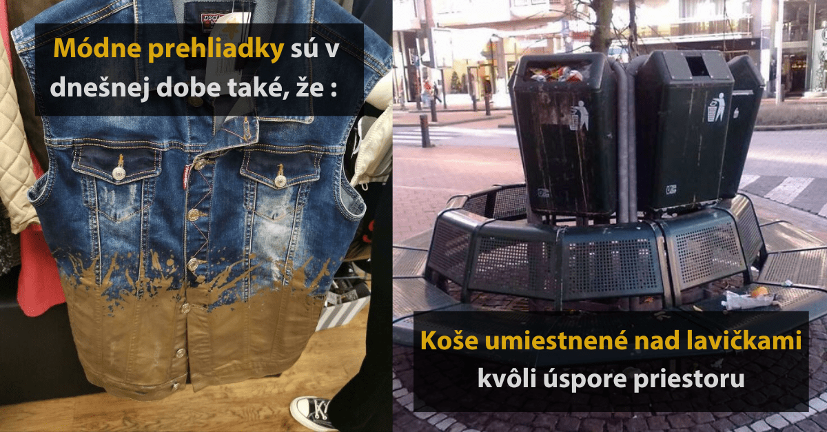 15 dizajnérskych skvostov, z ktorých človeka citlivého na estetiku alebo praktičnosť môže rozbolieť hlava