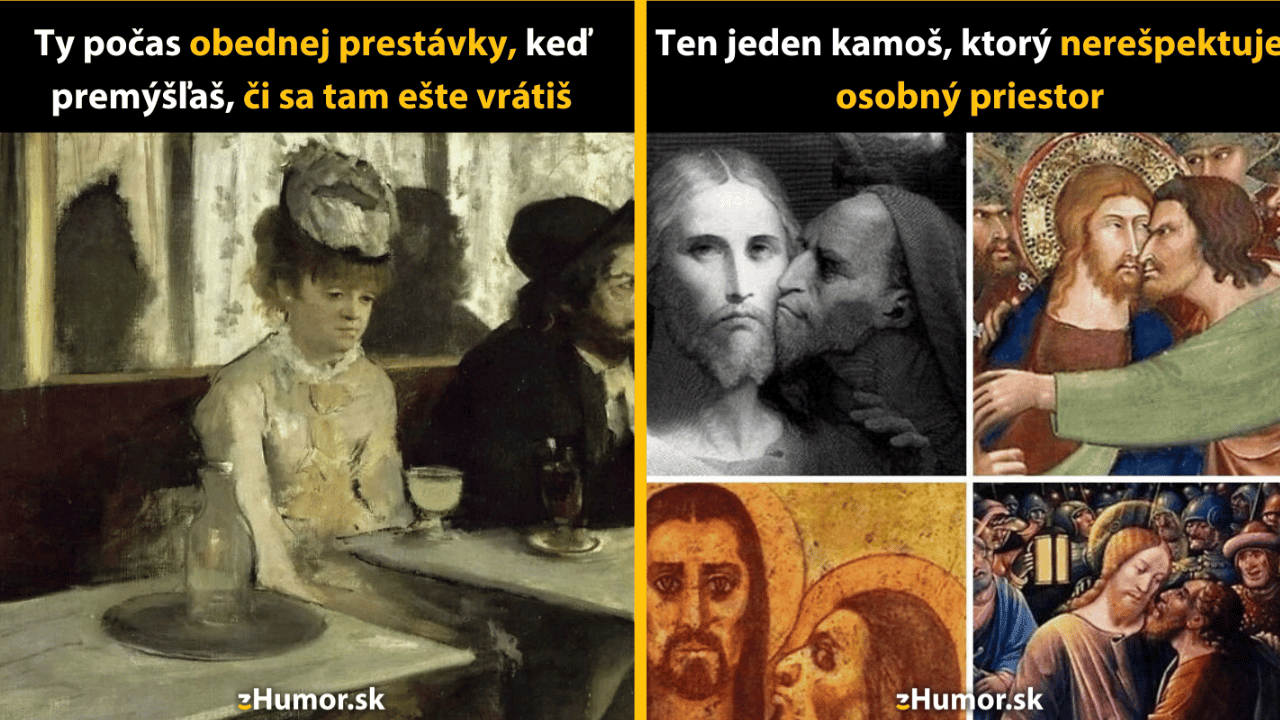 Klasické umenie a moderný humor: 10 vtipných memečiek (2. časť)
