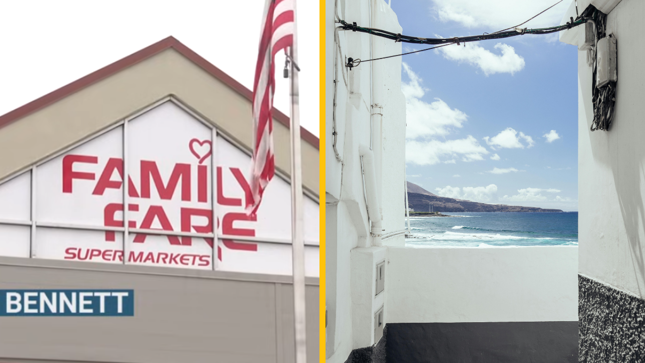 Žena žila rok na streche supermarketu, konkrétne v jeho nápise, a nikto si nič nevšimol