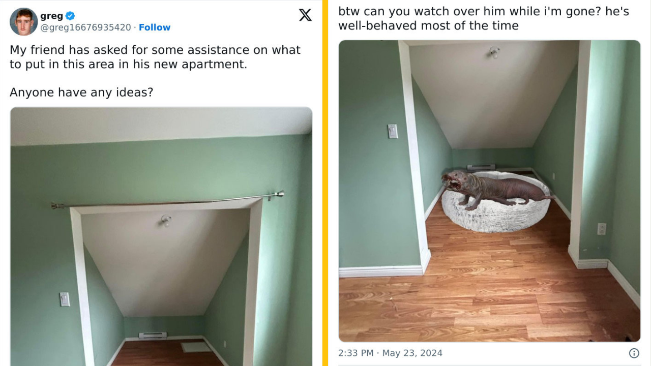 Chlapík menom Greg požiadal o pomoc s využitím priestoru a ľudia prišli s kreatívnymi riešeniami