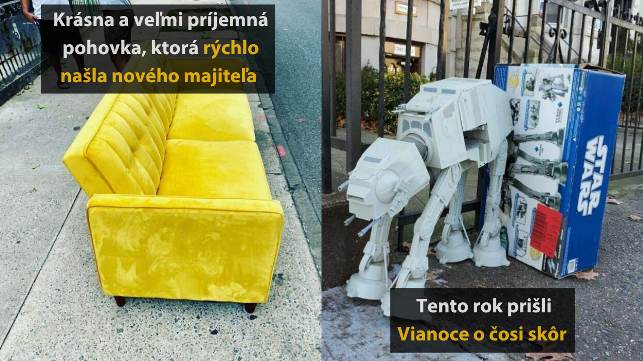 15 vecí, ktoré obyvatelia New Yorku vyhodili, aby si ich mohli vziať iní #1