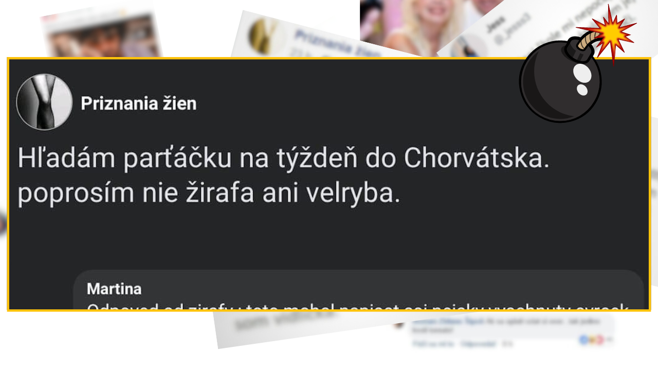 Bomby zo sociálnych sietí #988 – hľadá parťáčku na dovolenku v Chorvátsku, dostal vtipné odpovede
