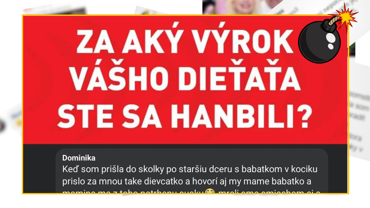 Bomby zo sociálnych sietí #990 – Slováci sa priznali so situáciami, keď to ich deti zaklincovali vtipnou hláškou