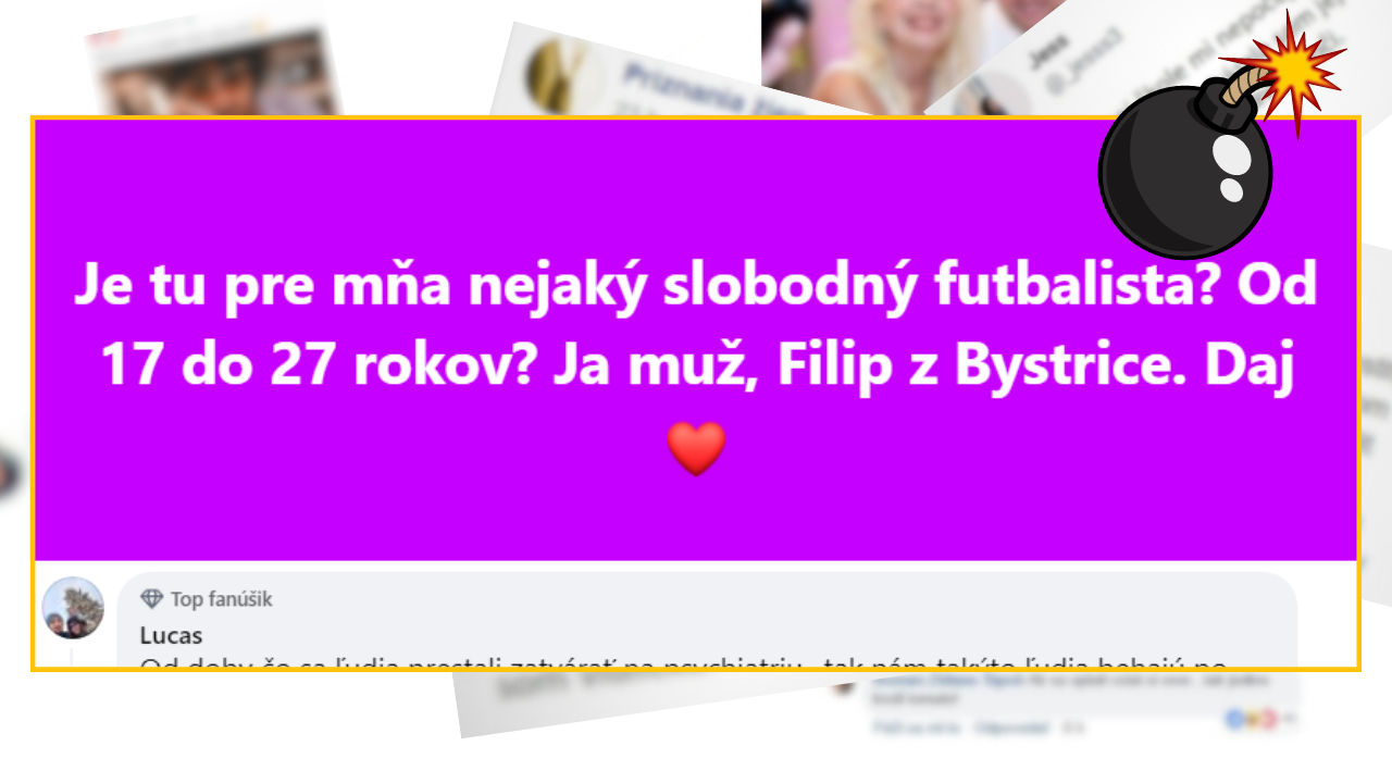 Bomby zo sociálnych sietí #987 – chalanisko si hľadá slobodného futbalistu, dostal vtipné komentáre