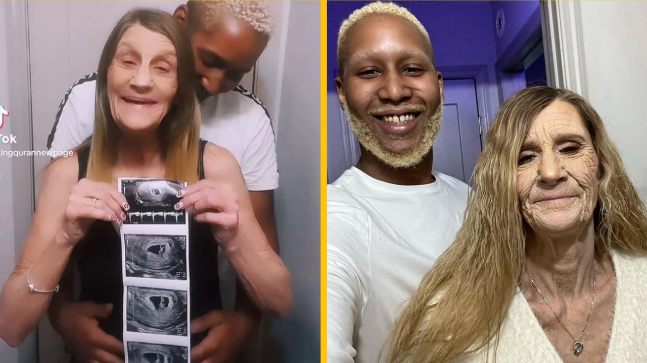 Žena (63) a jej manžel (26) očakávajú svoje prvé dieťa