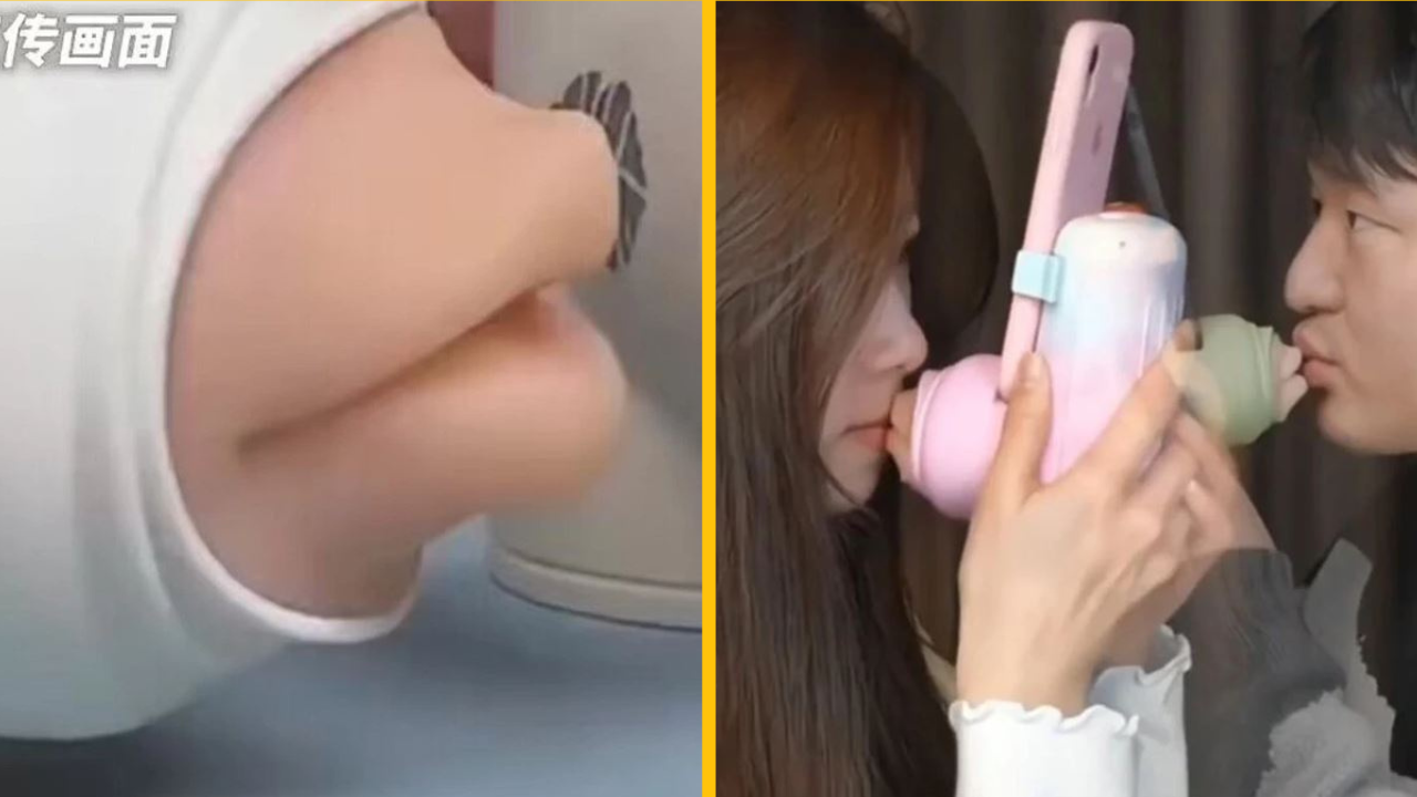 Čínske zariadenie s pohyblivými perami vám umožní pobozkať svojich blízkych