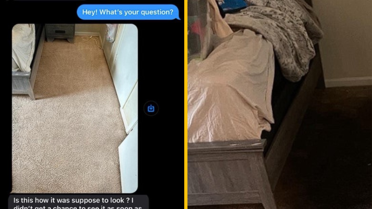 Žena nebola spokojná s čistením koberca a žiadala naspäť peniaze. Čistič mal jej vyhrážok dosť, zverejnil fotky pred a po