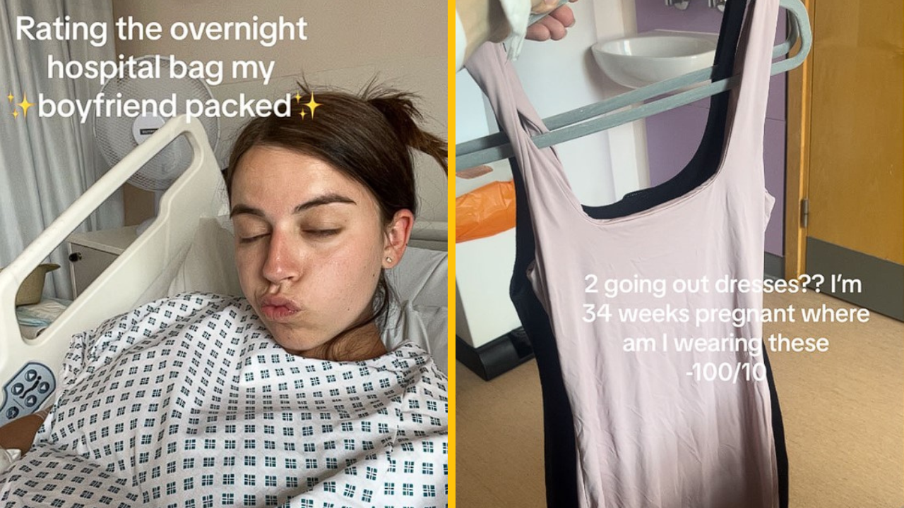 Žena poprosila priateľa, aby jej zbalil tašku do pôrodnice. Keď ju otvorila, nevedela, či sa smiať, alebo plakať