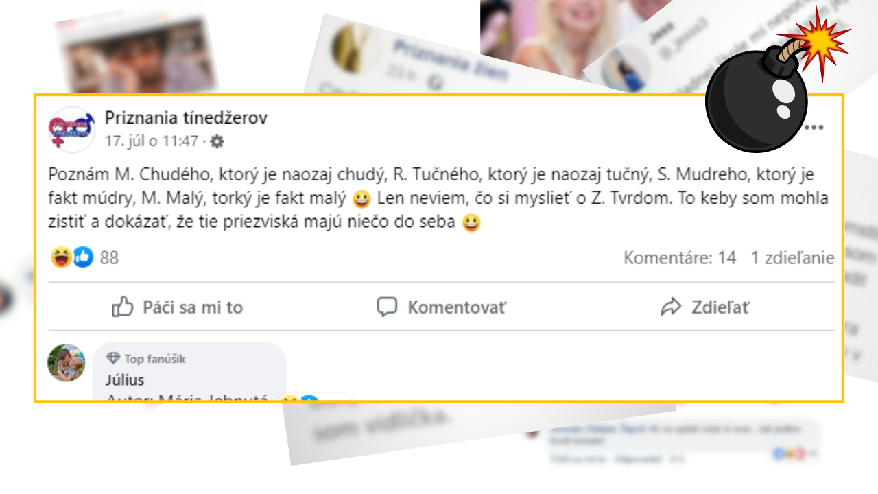 Bomby zo sociálnych sietí #1012 – má známeho s priezviskom Tvrdý a chcela by zistiť či to je pravda a jeho priezvisko k nemu sedí