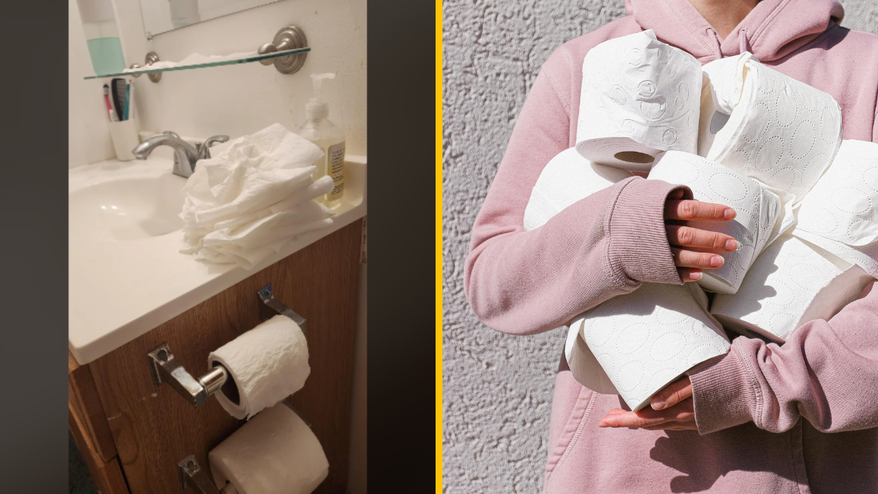 „Moja spolubývajúca má zvláštny zvyk s toaletným papierom – netuším, prečo to robí.“