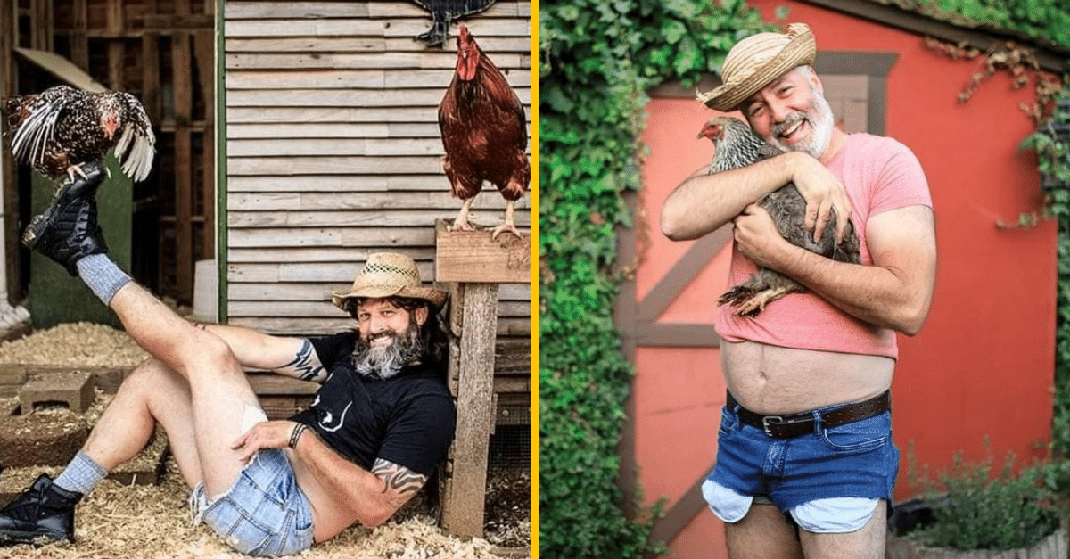 15 najvtipnejších fotografií z kalendára Chicken Daddies, ktoré vás zaručene pobavia