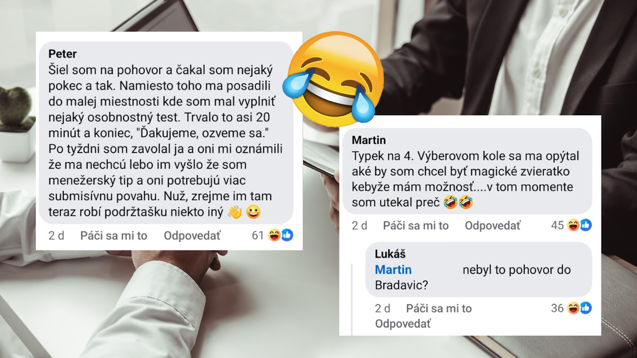 Najbizarnejšie situácie, ktoré zažili Slováci na pracovnom pohovore (18 najlepších odpovedí)