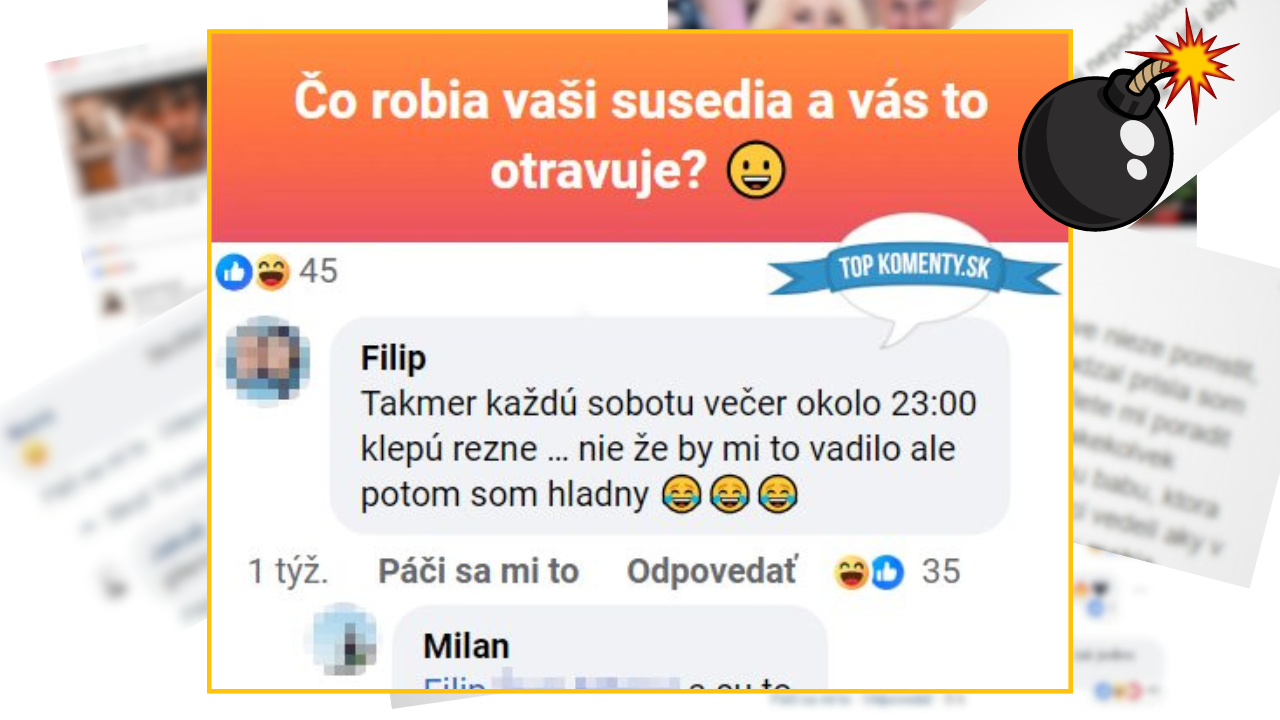 Bomby zo sociálnych sietí #1027 – Filipovi susedia každú noc „klepú rezne“ a jemu to poriadne vadí