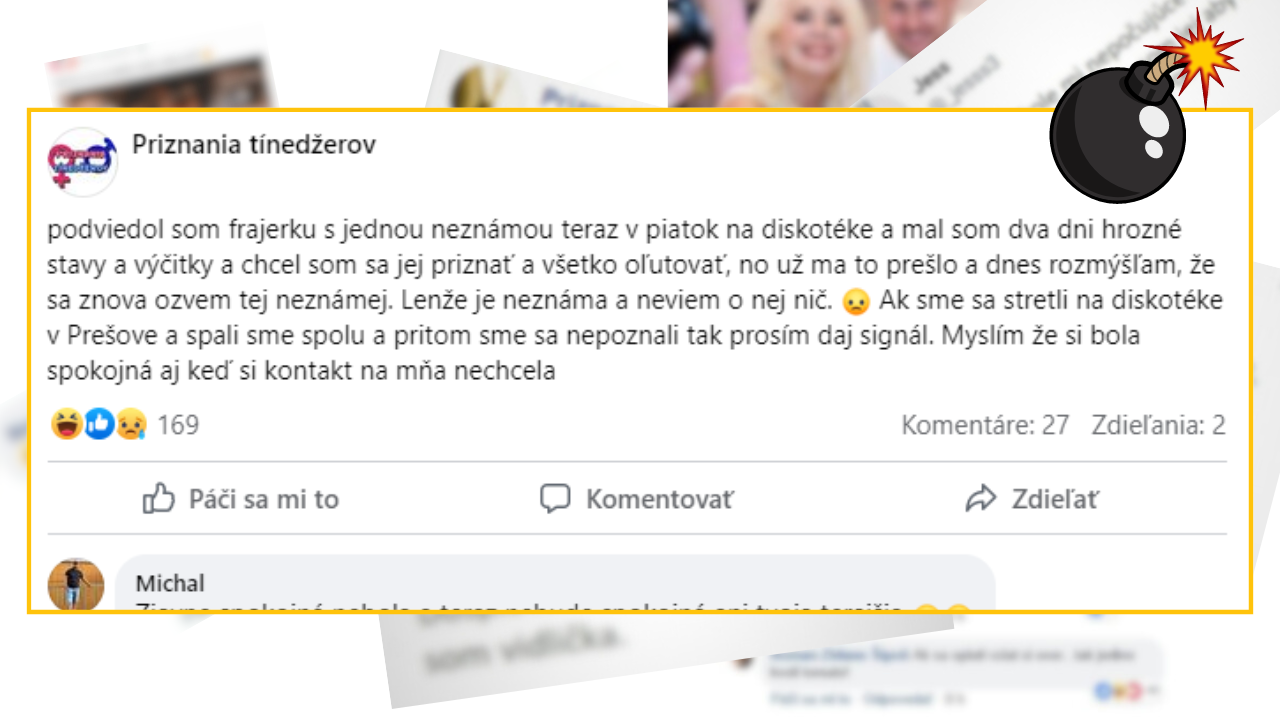 Bomby zo sociálnych sietí #1024 – podviedol svoju frajerkou na diskotéke s neznámou babou, teraz ju hľadá na Facebooku