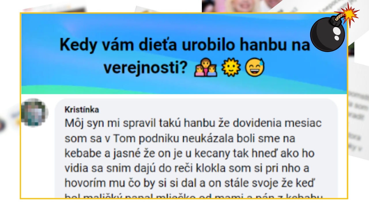 Bomby zo sociálnych sietí #1015 – Slováčka Kristínka bola nachvíľu nahá na verejnosti vďaka svojmu synovi
