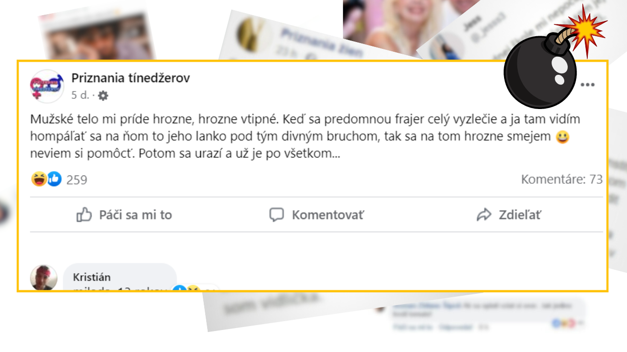 Bomby zo sociálnych sietí #1019 – keď sa vyzlečie jej chalan a hompáľa sa mu tam bimbas, strašne sa na tom smeje