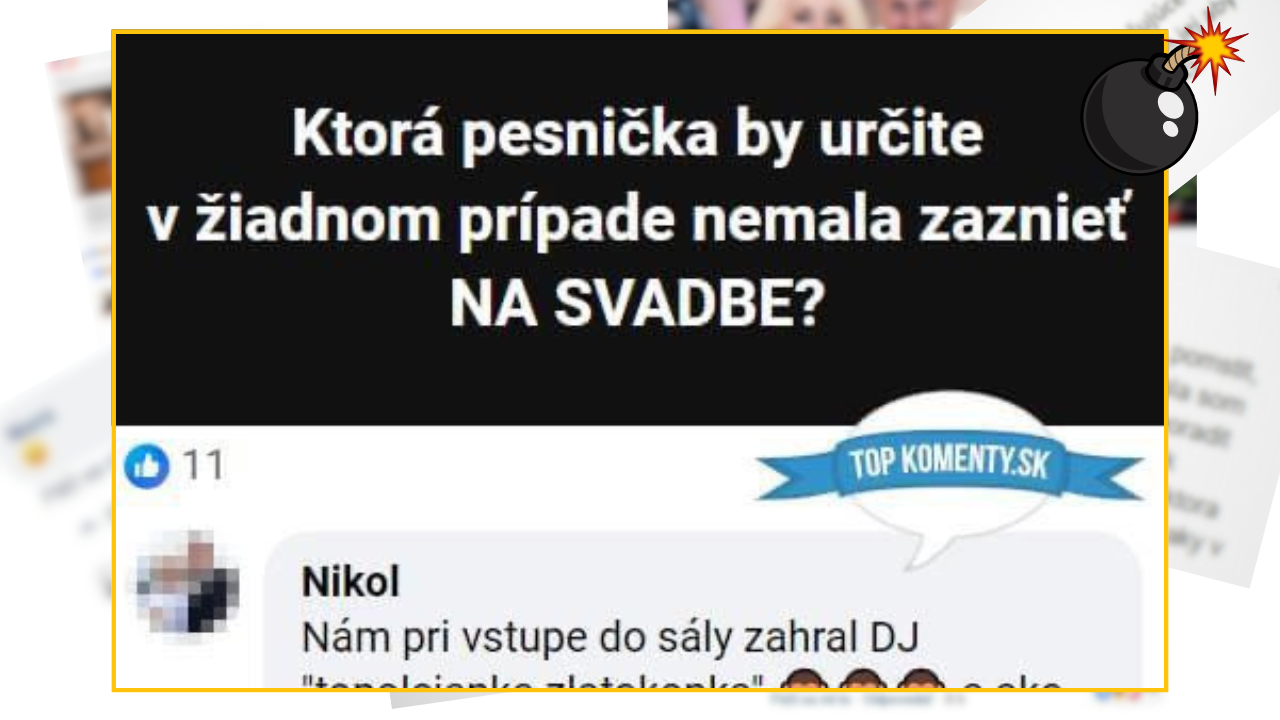 Bomby zo sociálnych sietí #1034 – Nikol prekvapil na vlastnej svadbe DJ výberom prvých skladieb, ktoré im zahral