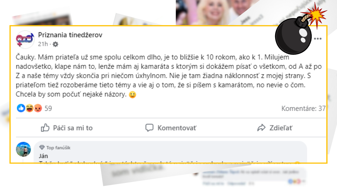 Bomby zo sociálnych sietí #1047 – má frajera a píše si zvrhlosti s iným kamarátom