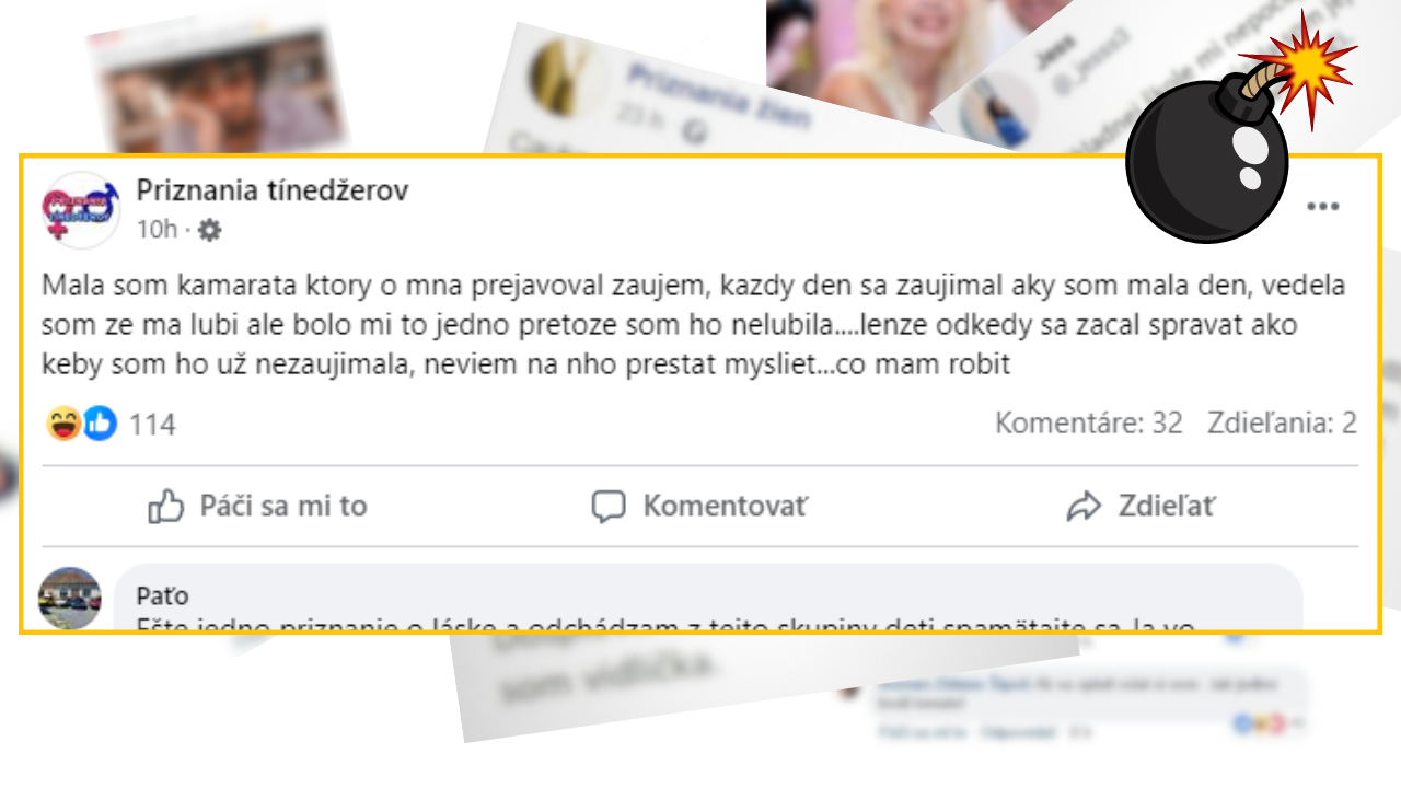 Bomby zo sociálnych sietí #1045 – myslí na chalana, ktorý ju kedysi chcel, len ona sa k nemu správala ako mrcha