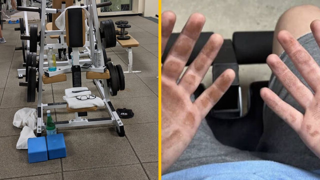 10 bláznivých fotiek z gymu, ktoré ľudia nafotili v posilňovniach