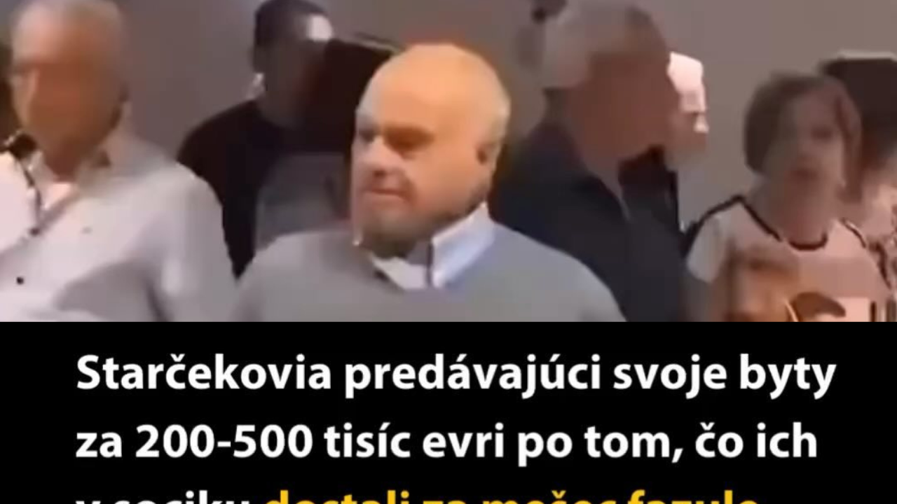 Naši dedkovia a babky keď dnes predávajú byty