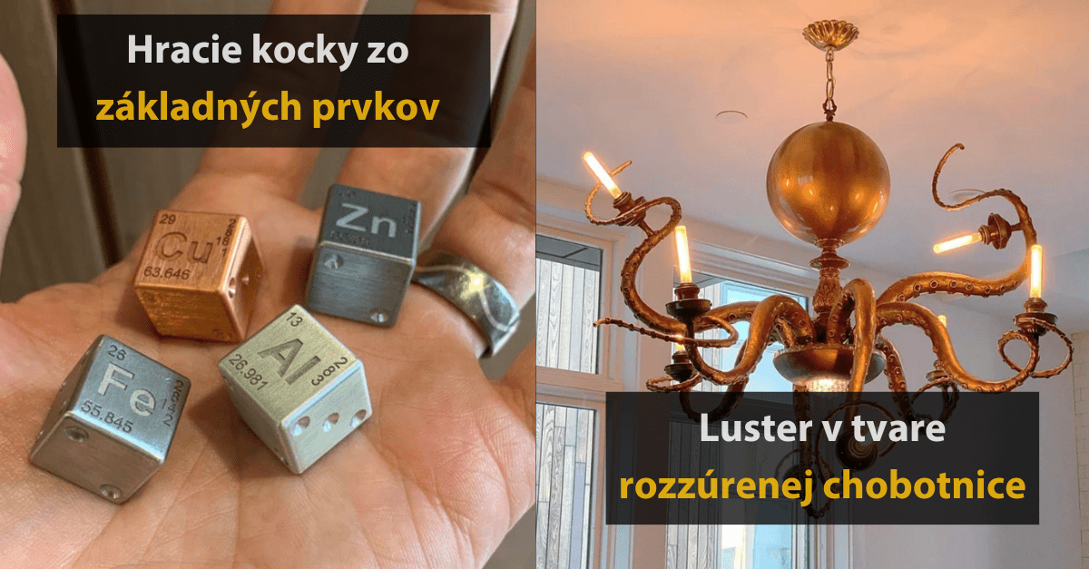 16 dizajnérskych vecičiek, ktoré zaujmú na prvý pohľaad a hneď ich budete chcieť mať doma