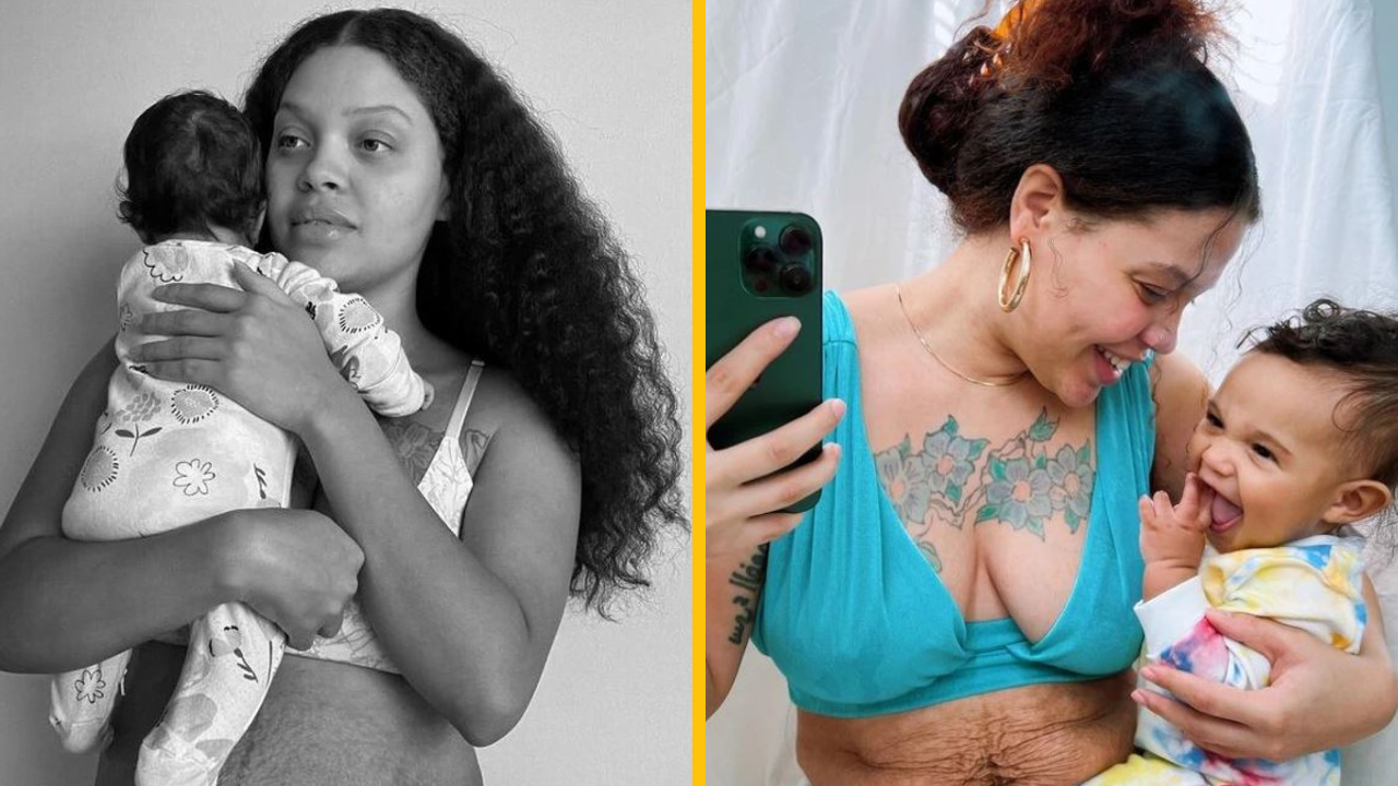 Žena zdieľala svoje úprimné zobrazenie tela po pôrode