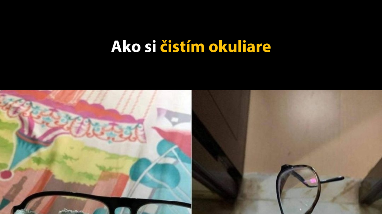 Čistenie okuliarov