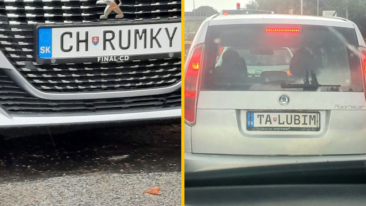 10 vtipných ŠPZ, ktoré ste zaznamenali na našich cestách