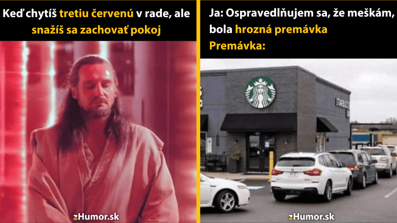 10 memečiek z ciest, v ktorých sa spozná každý šofér