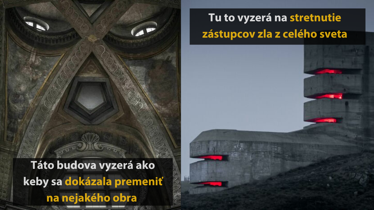 10 budov v rôznych architektonických štýloch, ktoré pripomínajú základne záporákov #2