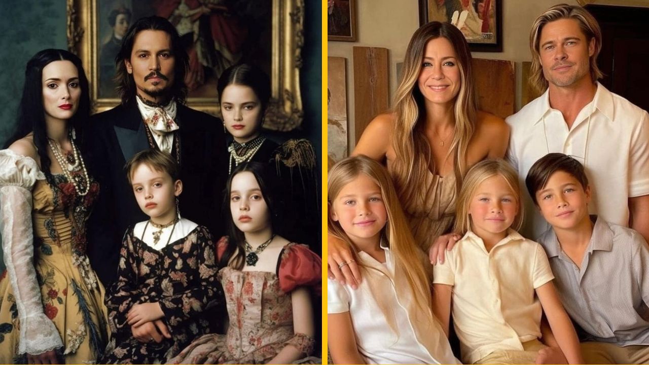 Akoby vyzerali známe herecké dvojice, keby mali spolu rodinu a deti