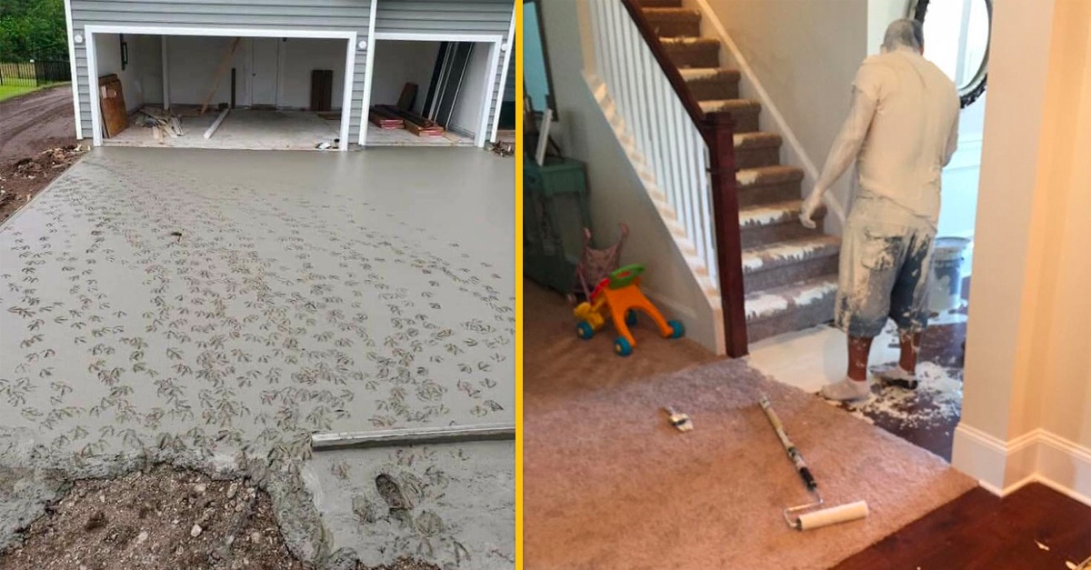 10+ vtipných fotografií, kedy sa rekonštrukcie bytov a domov úplne nepodarili