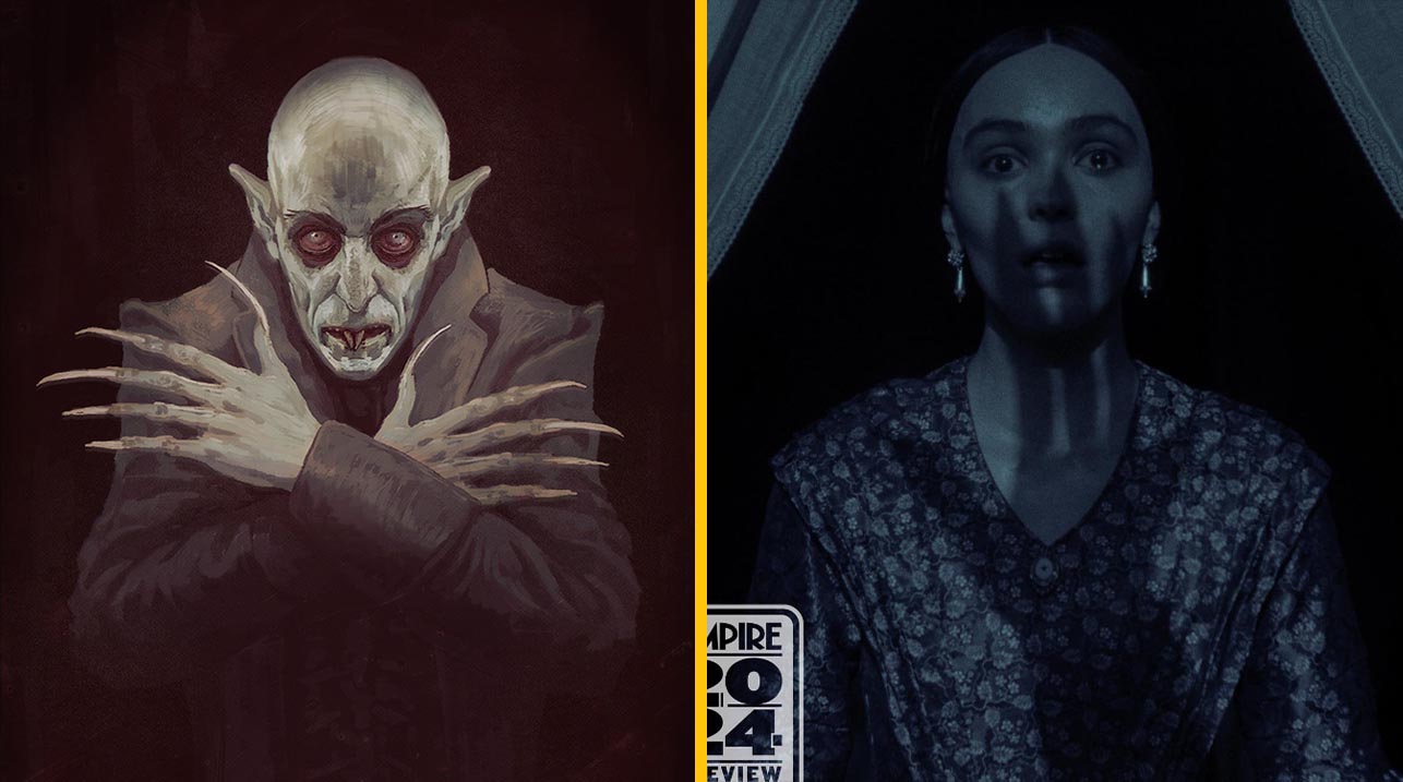 Vo filme „Nosferatu“ Bill Skarsgard prenasleduje Lily-Rose Depp