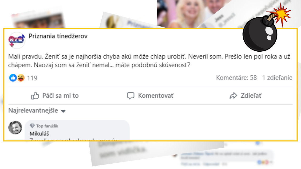 Bomby zo sociálnych sietí #1089 – chlap sa sťažuje, že sa oženil, aj keď tomu neveril, keď ho na to upozorňovali