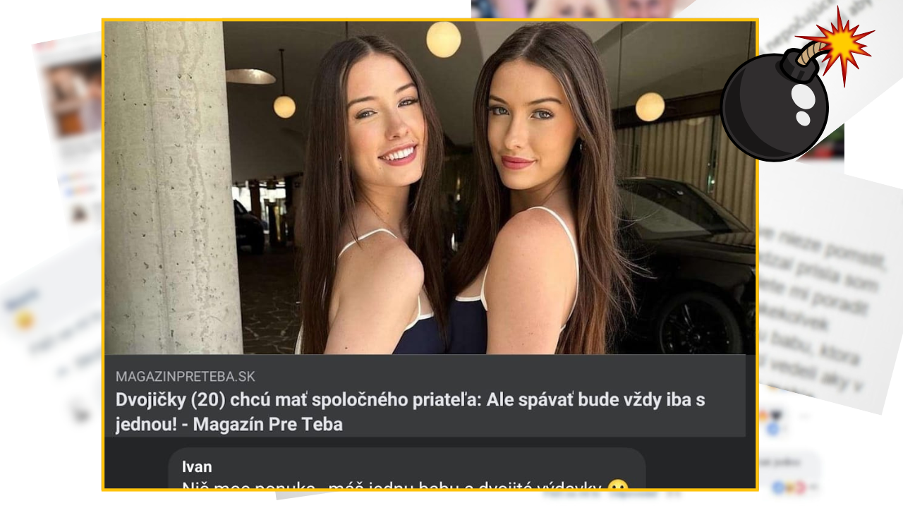 Bomby zo sociálnych sietí #1080 – 20-ročné dvojičky chcú mať spoločného priateľa, ale spávať bude môcť vždy iba s jednou