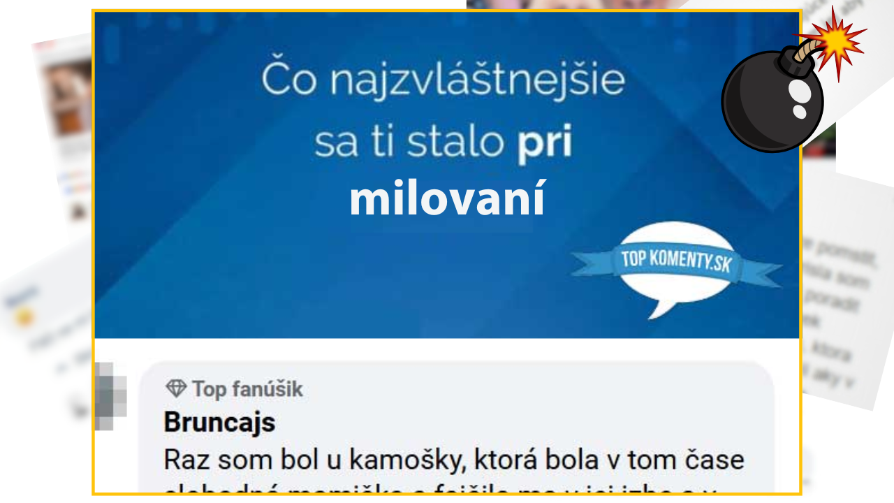 Bomby zo sociálnych sietí #1087 – Slováci sa pochválili vtipnými a zvláštnymi zážitkami z milovania sa