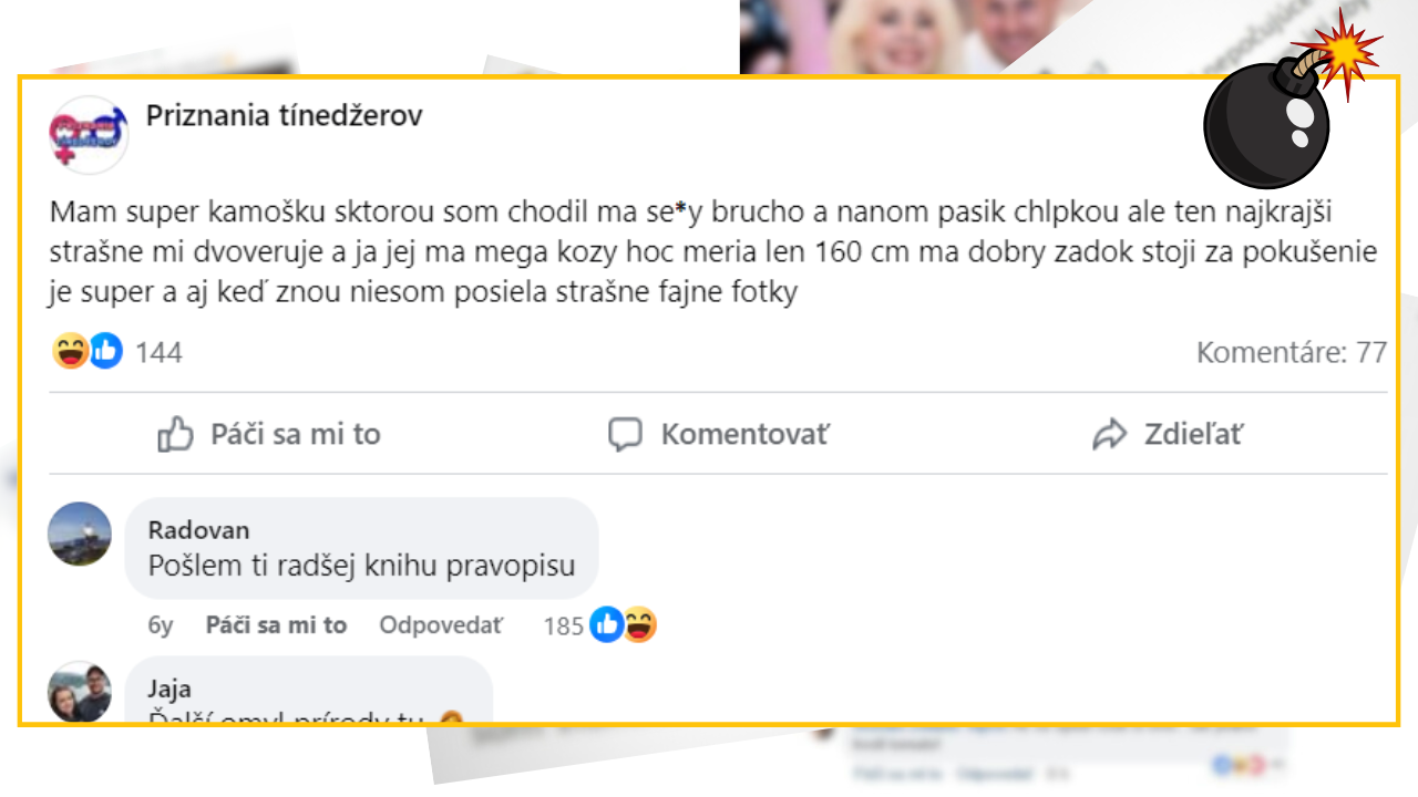 Bomby zo sociálnych sietí #1097 – pochválil sa aká krásna a dokonalá je jeho frajerka, také komenty nečakal