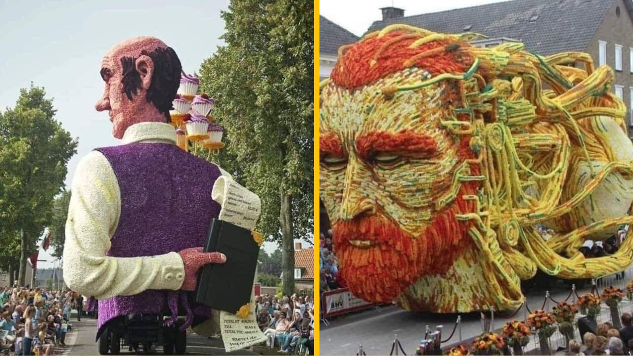 10 najväčších kvetinových sôch z kvetinovej výstavy v Holandsku