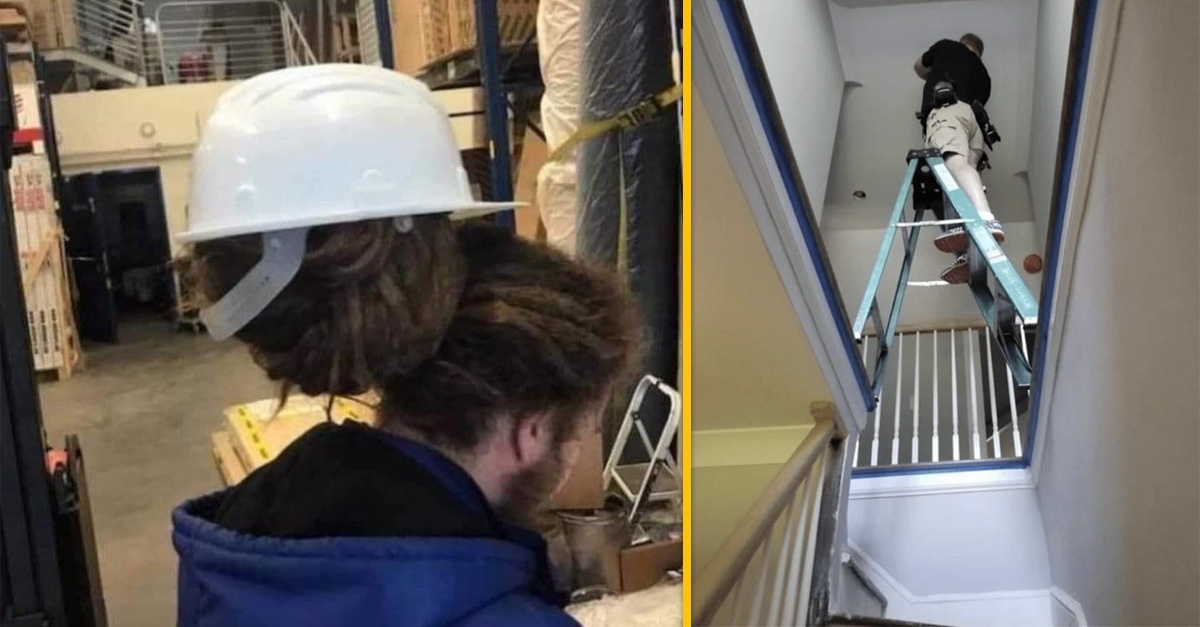 10+ odvážnych pracantov, ktorí pravdepodobne na hodinách bezpečnosti pri práci chýbali