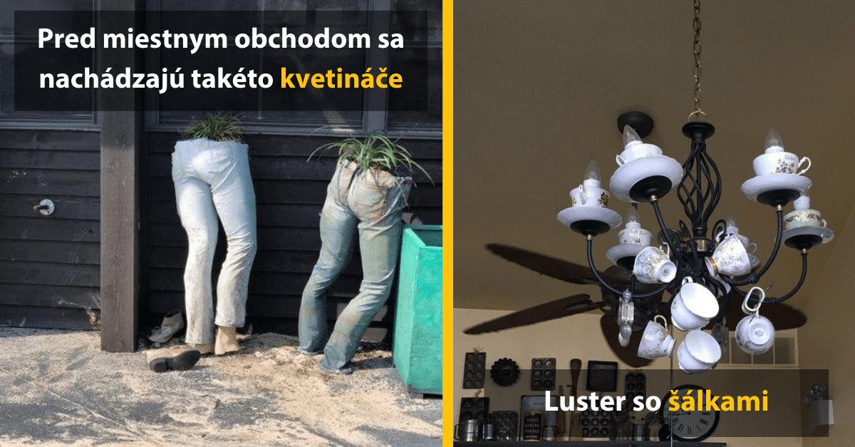 15 vtipných dizajnérskych skvostov, kde sa autori doslova prekonali