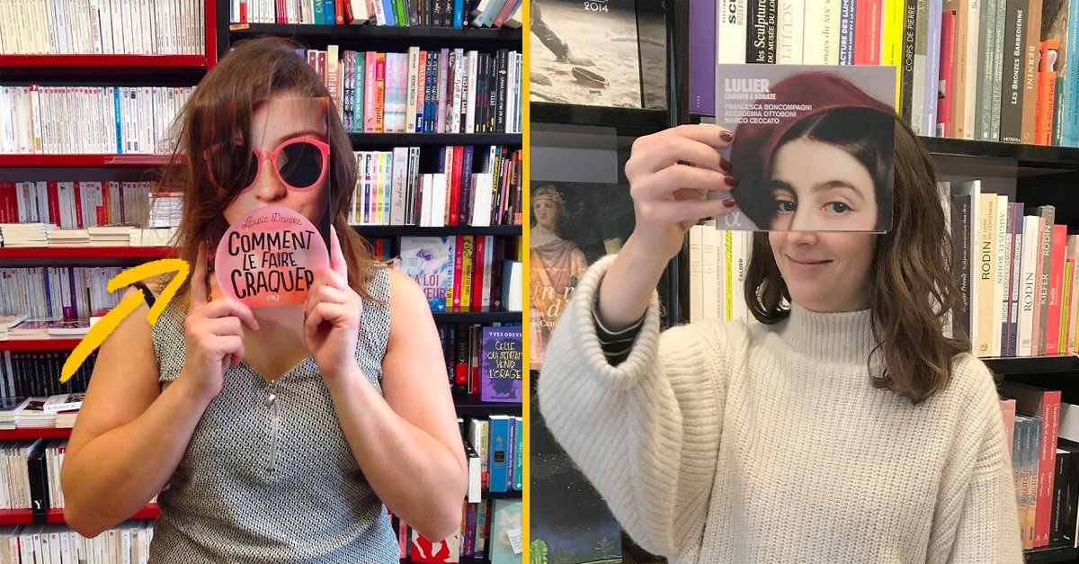 15 skvelých fotografií, kedy obal knihy dopĺňa realitu