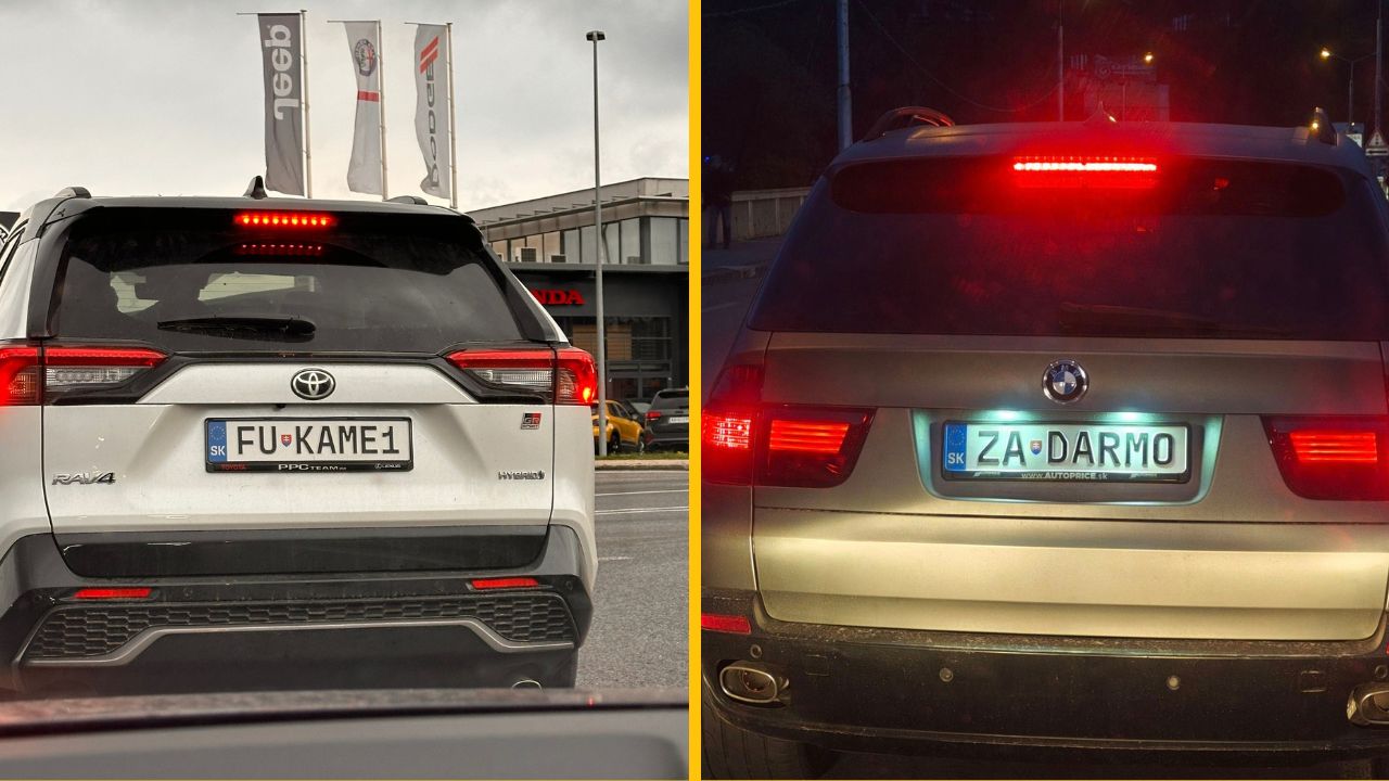 10 vtipných ŠPZ, ktoré ste zaznamenali na našich cestách #6