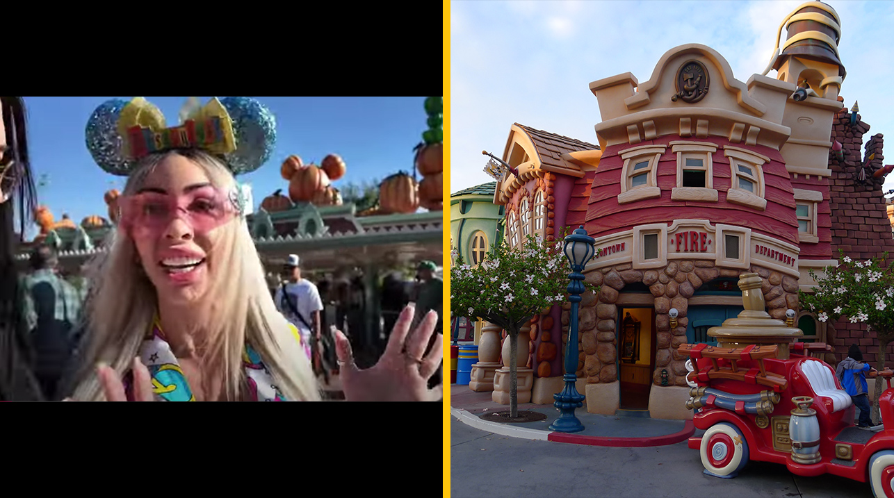 Žena v Disneylande pútala svojim vyzývavým vzhľadom prílišnú pozornosť