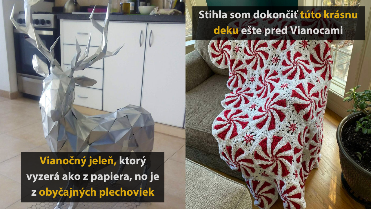 10 ľudí, ktorí si sami vyrobili krásne vianočné dekorácie #1