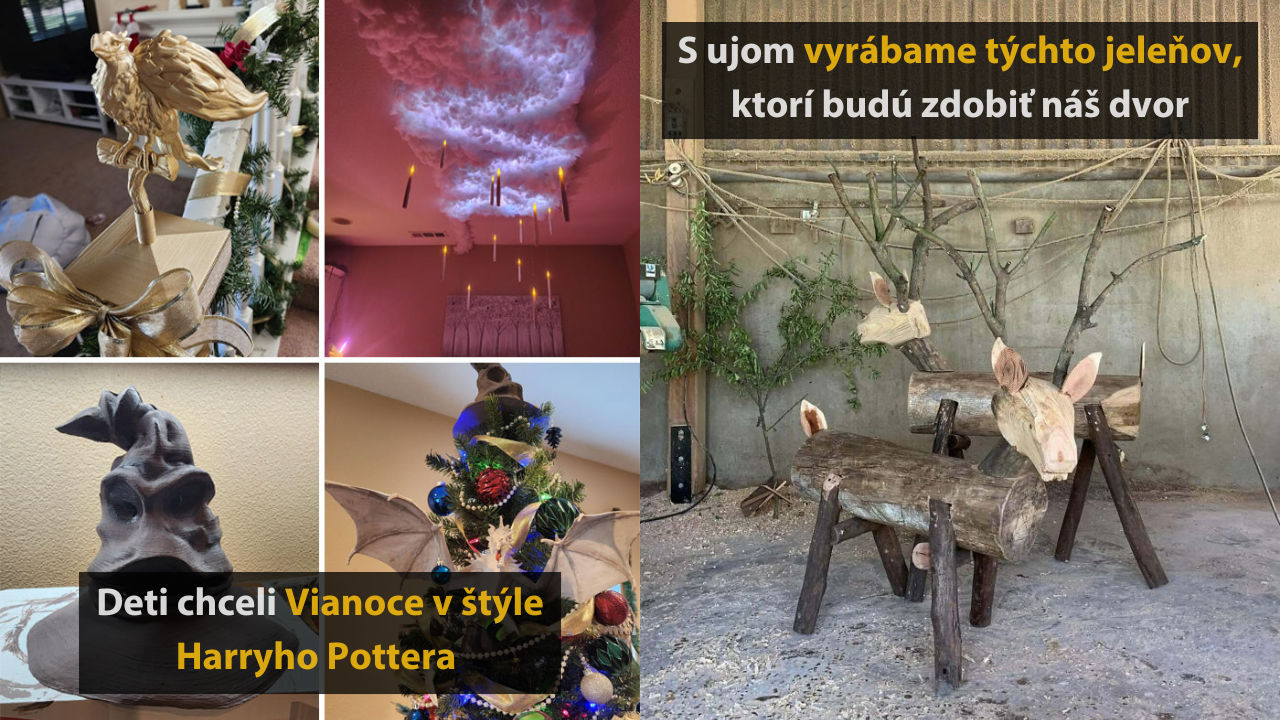 10 ľudí, ktorí si sami vyrobili krásne vianočné dekorácie #2