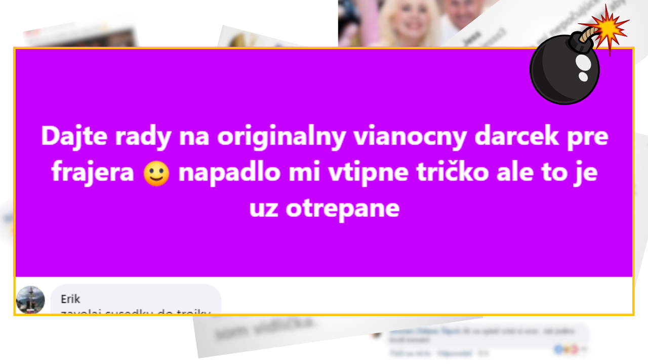 Bomby zo sociálnych sietí #1107 – chcela pre frajera darček na Vianoce, chalani jej v komentároch vtipne poradili