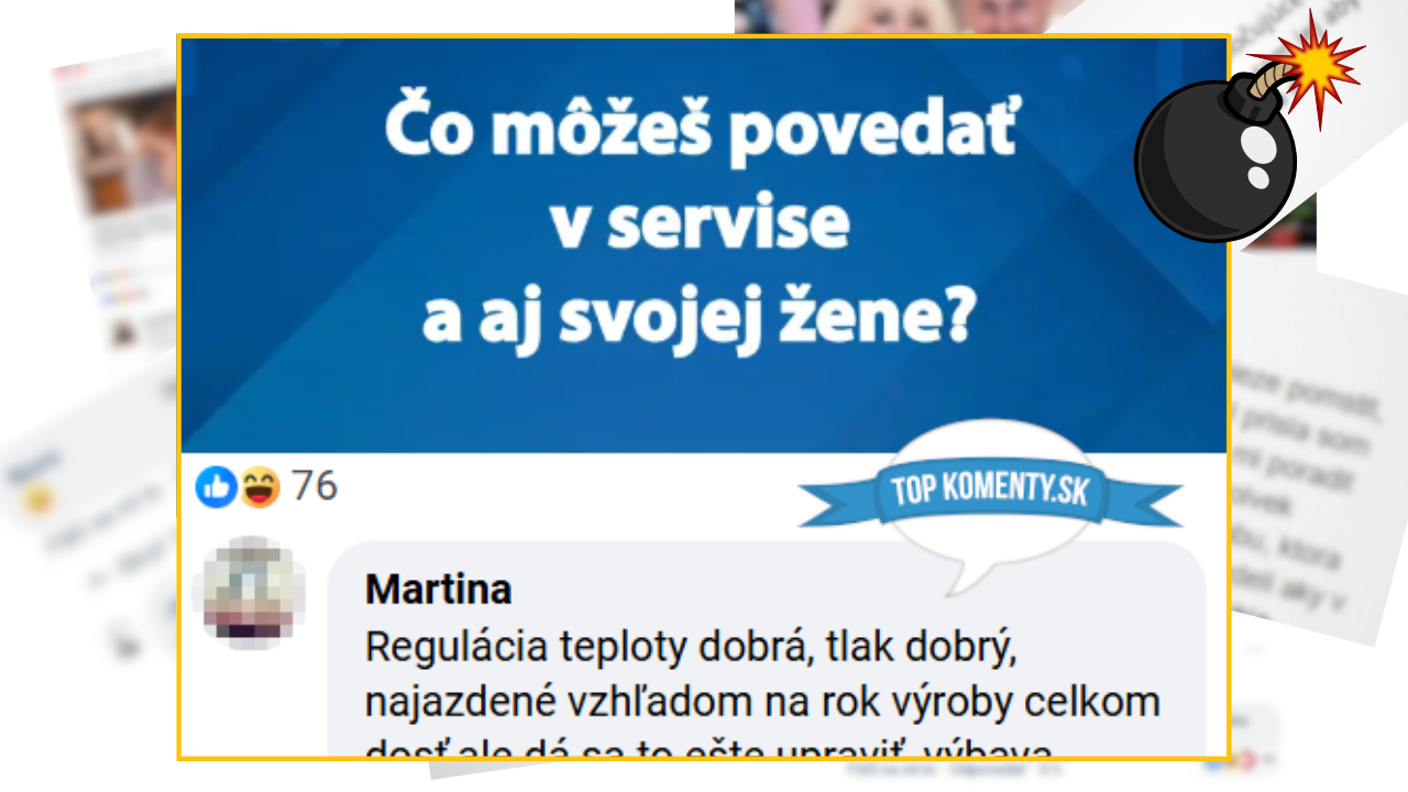Bomby zo sociálnych sietí #1092 – čo môže chlap povedať svojej žene, ale aj v servise?
