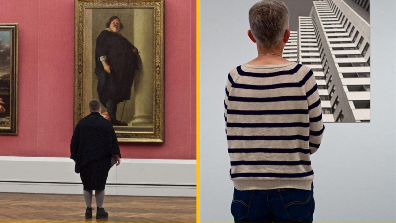 10 vtipných fotografií ľudí, ktorí boli kópiu obrazov vystavených v múzeu